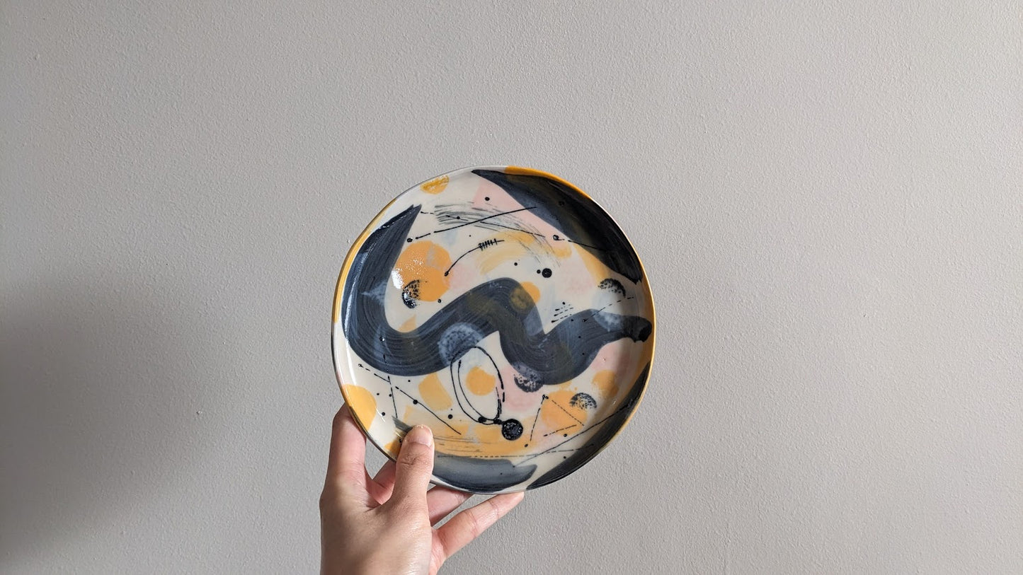 contemperary ceramic side plates