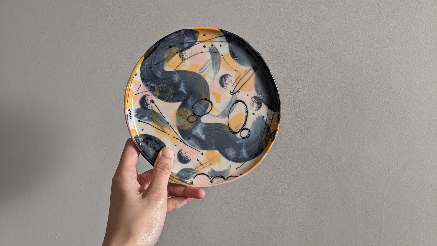 contemperary ceramic side plates